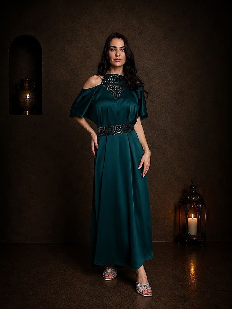 Plain  green silk_thumbnail_0