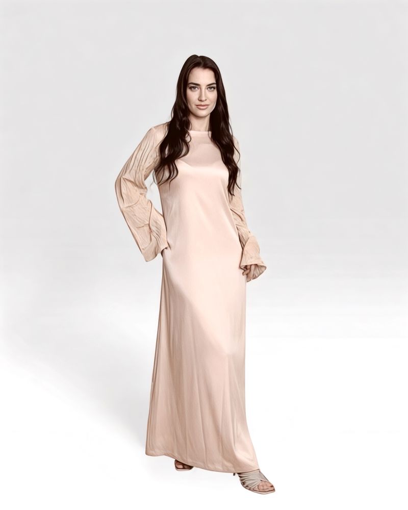 Crepe jalabiya with embroidered silk_thumbnail_0