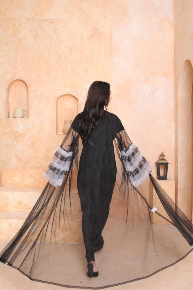BLACK TUELLE ABAYA_thumbnail_2