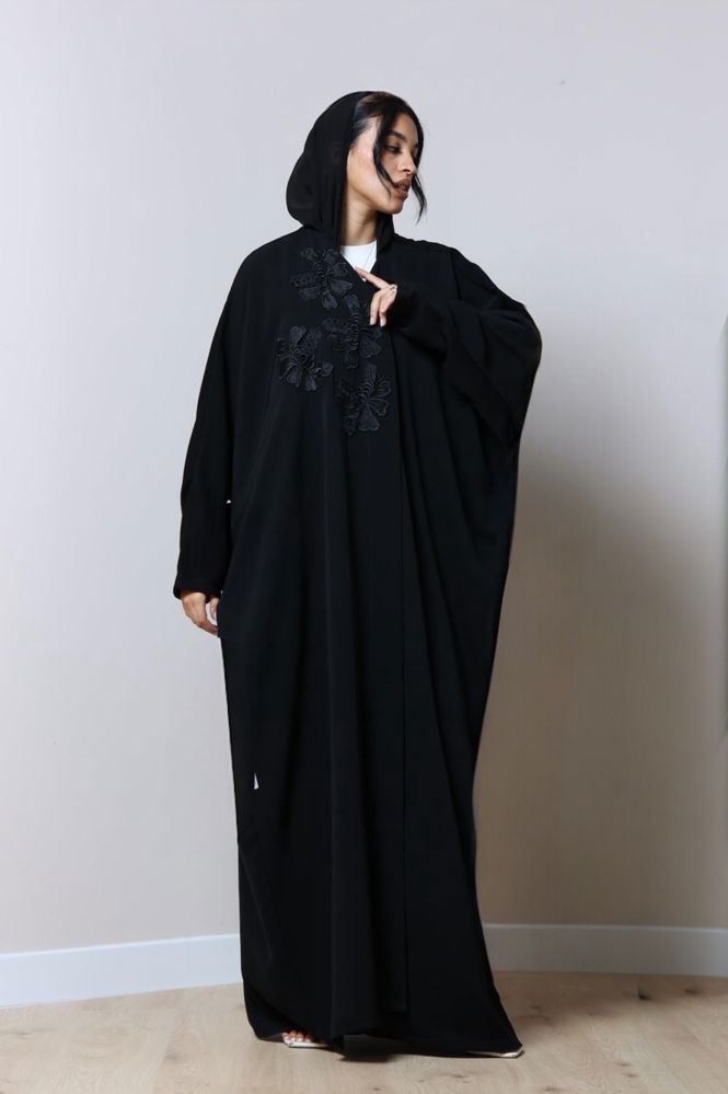 CLASSIC WITH FLORAL ABAYA_thumbnail_3