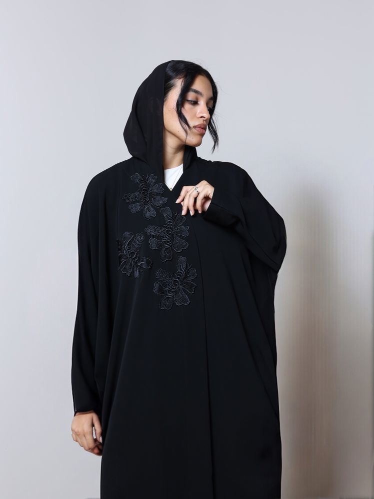 CLASSIC WITH FLORAL ABAYA_thumbnail_2