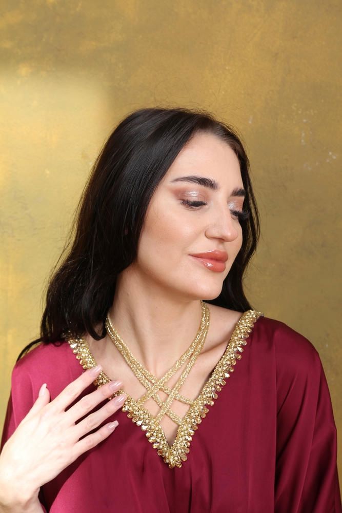 Embroidered Jalabiya – Armani Silk_thumbnail_5
