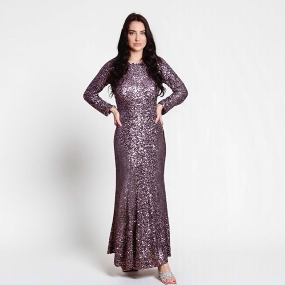 Long Sleeve Sequin Gown_thumbnail_0